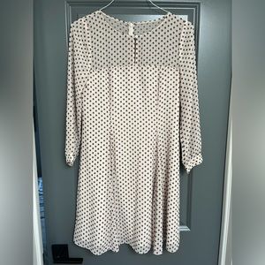 J. Crew pointelle long sleeve mini dress